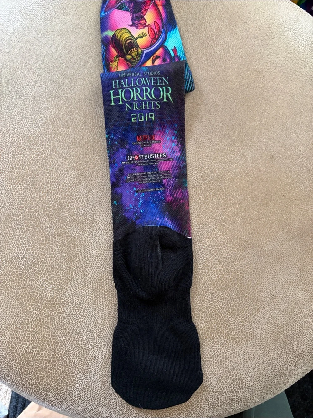 Universal Studios Halloween Horror Nights 2019 Ghost Busters Crew Socks